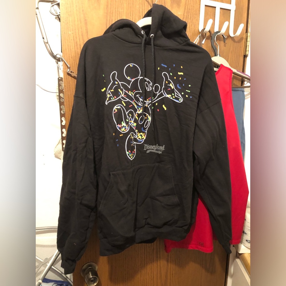 🎠Disneyland Unisex Black Graphic Hoodie- 152A $30 or $25 w/offer